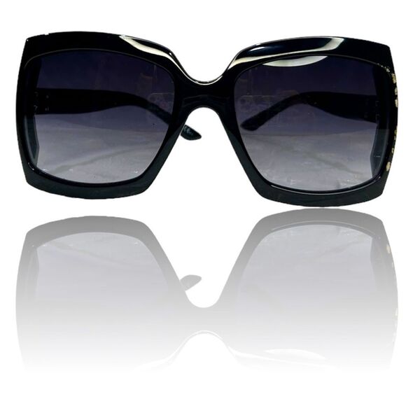 Christian Dior Large Midnight Sleek Acetate Sunglasses - Picture 1 of 11
